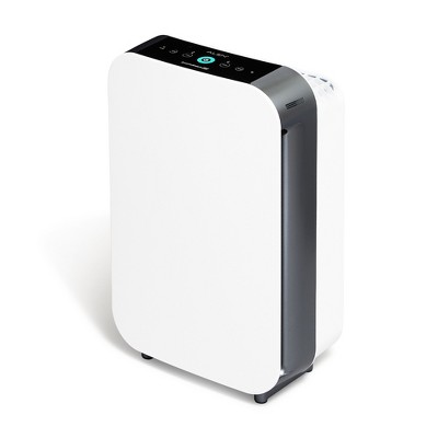 White Smart HEPA Air Purifier with Odor Absorbing Filter