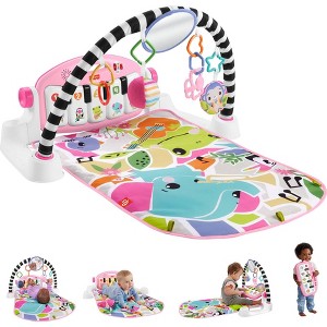 Fisher-Price Glow & Grow Kick and Play Gym - Pink - 1 of 4