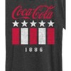 Women's - Coca-Cola - 1886 Stars Stripes Short Sleeve Graphic T-Shirt - 2 of 4