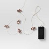 20ct LED Battery Operated Gingerbread Man Dew Drop Lights Warm White with Silver Wire - Wondershop™ - 4 of 4