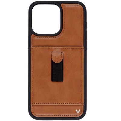 Walli Cases Russet Brown Sport Case with Wallet and Finger Strap