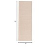 Colonial Mills Outdoor Houndstooth Tweed Braided Runner, Cuban Sand 2'x6', Rectangle Shape - 2 of 2