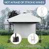 10'x10' Outdoor Canopy Tent with Sidewall, Easy Pop up Canopy with Vented Roof, Outdoor Sun Shade for Garden Commercial Party - 4 of 4