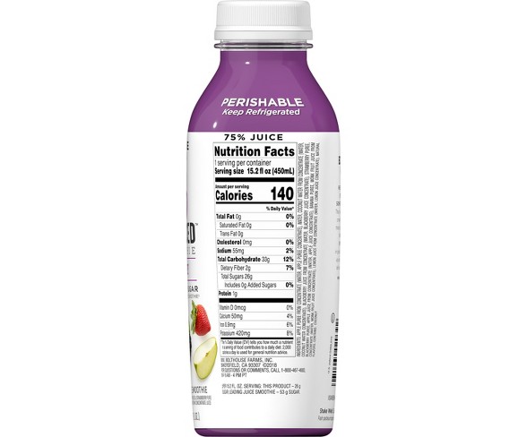 Bolthouse Farms B Balanced Berry Smoothie - 15.2oz