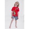 Disney Winnie the Pooh Lion King Monsters Inc. Toy Story Incredibles Lilo & Stitch T-Shirt and Mesh Shorts Outfit Set Little Kid to Big Kid - 2 of 4