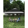 13X13 Ft Gazebo Tent Outdoor Pop Up Canopy Tent,Pop Up Gazebo,Adjustable Height Instant Gazebos,for Events, Parties, Camping - 2 of 4