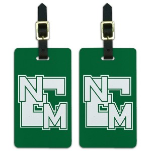 Eastern New Mexico University Primary Logo Luggage ID Tags Suitcase CarryOn Cards  Set of 2 - 1 of 4