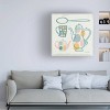 Trademark Fine Art 18" x 18" Michael Mullan 'Modern Kitchen Sq IV Pastel' Unframed Wall Canvas: Canvas Artwork for Home Decor - 3 of 4