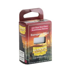 Arcane Tinmen Dragon Shield: Board Game Sleeves: Clear Non-Glare: European Mini - 1 Pack - 1 of 3