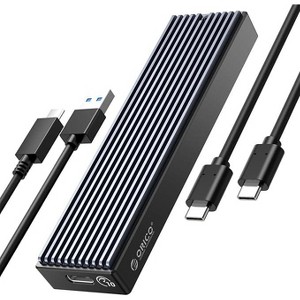 ORICO M.2 NVMe SSD Enclosure, USB 3.1 Gen 2 (10 Gbps) to NVMe PCI-E M.2 SSD Case Support - 1 of 1