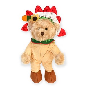 Pennington Bear Company Classic Costume Teddy Bear Plush, Indian, 10" inch - 1 of 4