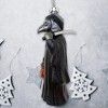 Plague Doctor Glass Christmas Ornament| OrnamentallyYou - 3 of 4