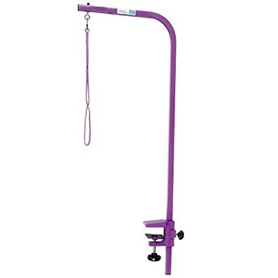 Master Equipment Master Equipment Powder Coated Steel Grooming Arm with Clamp (36" Adjustable Arm) and Dog Grooming Loop, Purple