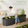 Best Choice Products 8x2x2ft Metal Raised Garden Bed, Oval Outdoor Planter Box w/ 4 Support Bars - 4 of 4