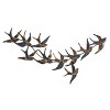 27" x 52" Metal Bird Flying Flock Of Wall Decor Blue - Olivia & May: Coastal Iron Artwork, Nautical Animal Sculpture - 2 of 4