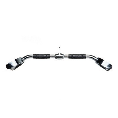 Power Systems 61954 Premium Revolving 24 Inch Steel Lat Bar with Knurled Ergonomic Handles