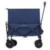 KTMBDW Extention Collapsible Folding Heavy Duty Utility Wagon Cart for Outdoor Sports, 225 pounds Weight Capacity, Camping, Garden and Shopping - 3 of 4