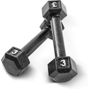 CAP Barbell Hex Dumbbell Set, for Home Gym, Multiple Sizes for Strength & Fitness Training - 1 of 4