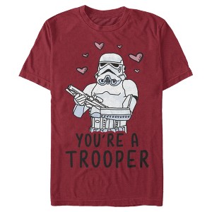 Men's Star Wars Valentine's Day You're A Trooper T-Shirt - 1 of 4