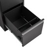 SEVOBAL Utility Storage Cabinet Vertical Metal File Cabinet with Lock for Organized Office Spaces, Black, 21"*5.9"*42.5" - 2 of 4