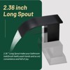 Cobbe Centerset Bathroom Sink Faucet 4-Inch Two-Handle with Pop-Up Drain and Supply Hoses Matte Black - 3 of 4