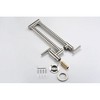 Wall-Mounted Pot Filler Faucet with Dual Swing Joints and Lustrous Finish - 3 of 4