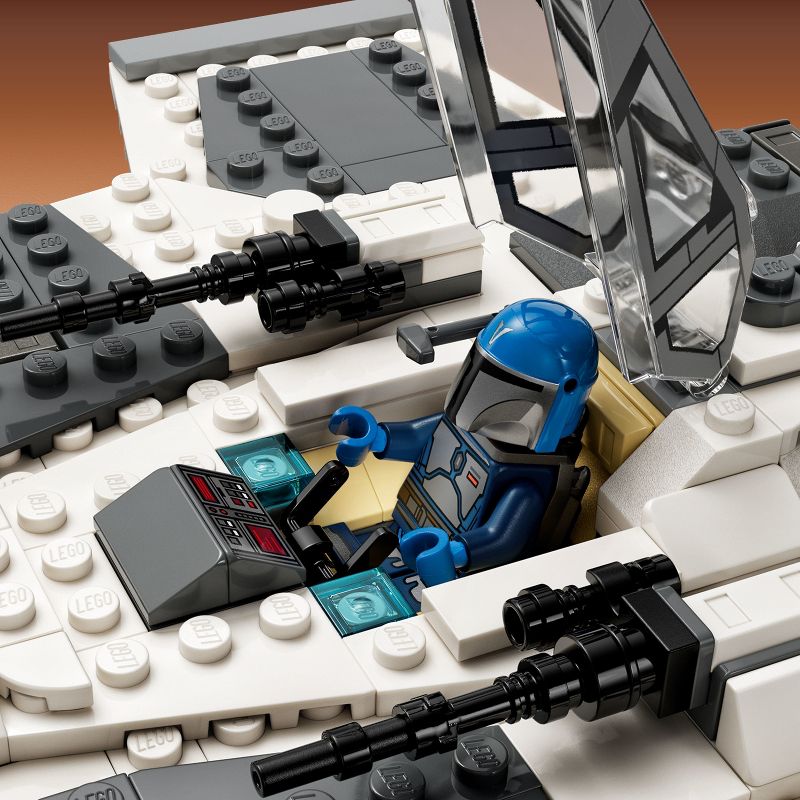 LEGO Star Wars Mandalorian Fang Fighter vs. TIE Interceptor Building Toy 75348, 4 of 10