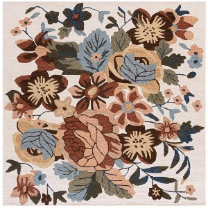 マニー　　ガーデニングセット Jardin JAR760 Hand Tufted Indoor Area Rug - Ivory/Green - 6'x6