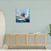 Stupell Industries Cool Surfer Mouse Blue Ocean Waves, 30" x 30" - 2 of 4