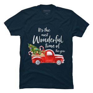 Men's Design By Humans It's The Most Wonderful Time Of The Year Christmas Shirt By TEEARTLAB T-Shirt - 1 of 4