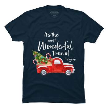 Men's Design By Humans It's The Most Wonderful Time Of The Year Christmas Shirt By TEEARTLAB T-Shirt
