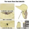 Tirrinia Women's Wide Brim Sun Hat with Floral Scarf, Foldable UV 50+ Protection Sun Cap for Outdoor Garden Beach Hiking Travel, Summer Essentials - 4 of 4