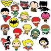 Justice League Chibi Superhero Vinyl Large Deluxe Stickers Variety Pack - 3 of 4
