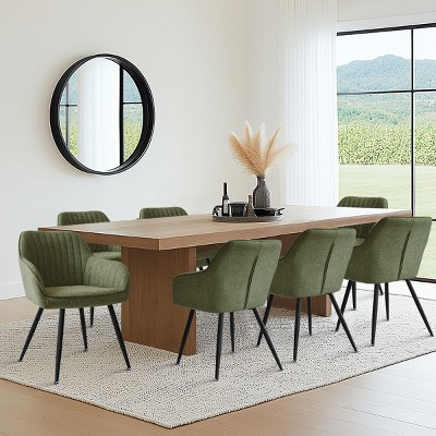 Farmhouse Dining Chairs Set of 8,Modern Design Upholstered Dining Chair for Dinging Room,Living Room,Indoor Furniture-Tanpinhause