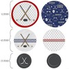 Big Dot of Happiness Shoots and Scores - Hockey - Baby Shower or Birthday Party Giant Circle Confetti - Party Decorations - Large Confetti 27 Count - 2 of 4