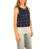 maison Jules Womens Lace Trim Tank Top - 2 of 4