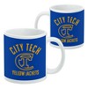 New York City College of Technology Yellow Jackets Logo Ceramic Coffee Mug Novelty Gift Mugs for Coffee Tea and Hot Drinks 11oz White - 2 of 4