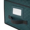 Hastings Home Ornament Storage Box Flip Top Organizer Cube with Compartments and Dividers - for Christmas Bulbs and Decorations - 4 of 4
