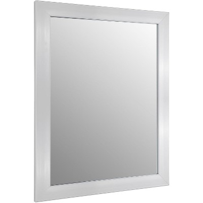 Rectangular Wall Mirror, White Framed Mirror for Bathroom, Bedroom, Living Room & Entryway Decor