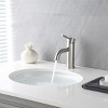 PAGED Single Hole Bathroom Faucet Stainless Steel Waterfall Faucet with Aerator, Faucet for Bathroom Sink - 4 of 4