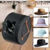 Unique Bargains Felt Foldable Beach Baseball Cowboy Hat Storage Box 17" x 10" - 4 of 4