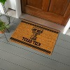 Evergreen Texas Tech University Logo Turf Mat, Brown- 28 x 16 Inches Indoor Outdoor Doormat - 2 of 4