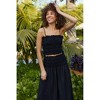 Sol Angeles Gillian Linen Smocked Tank - 4 of 4