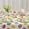 140 Pcs Easter Party Supplies Set for 25 Guests, Disposable Tableware Kit with Cute Rabbit Design Plates, Cups, Napkins for Easter Brunch & Picnic - 3 of 4