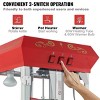 INFURNIC Popcorn Poppers Popcorn Machine with Cart 8 Oz Capacity 850W High Output for Parties and Events, Red, 30.3"*15.34"*17.9" - 3 of 4