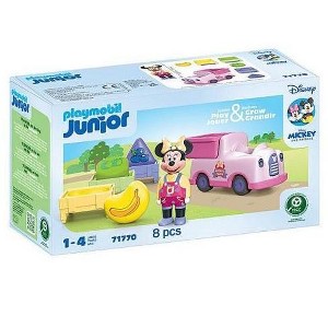 Playmobil JUNIOR & Disney - Minnie Mouse's Color Sorting Fruit Truck 71770 8pcs - 1 of 4