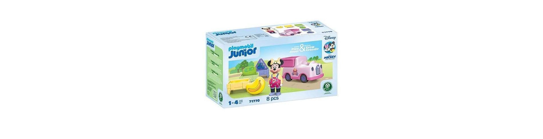 Playmobil JUNIOR & Disney - Minnie Mouse's Color Sorting Fruit Truck 71770 8pcs