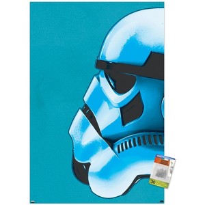 Trends International Star Wars: Archetype - Stormtrooper Helmet Unframed Wall Poster Prints - 1 of 4