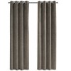 PAGED Set of 2 Micro Suede/Velvet Curtain Panel,Room Darkening,Window Curtain Panel with Grommet Top,Curtains for Living Room, Bedroom - 2 of 4