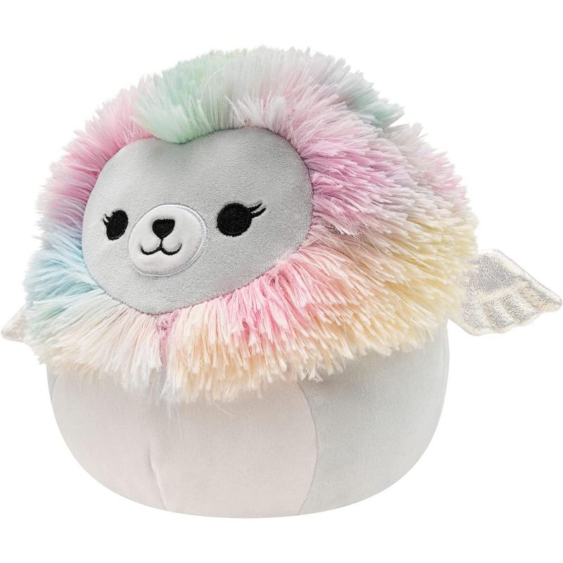 Squishmallows 8" Leonari The Rainbow Lion - Official Kellytoy Plush - Cute and Soft Lion Stuffed Animal Toy - Great Gift for Kids, 2 of 4